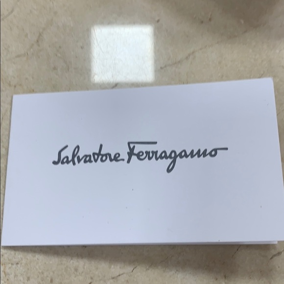 SALVATORE FERRAGAMO RED WHITE STRIPED FABRIC JUTE ESPADRILLES W/CALF LEATHER 8.5 - Picture 13 of 14